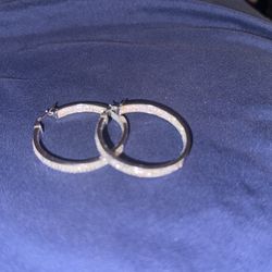 Silver Hoop Earrings