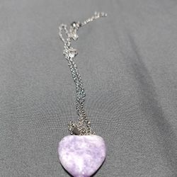 Heart Crystal Necklace 