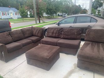 Large brown sectional local delivery 🚚 💨