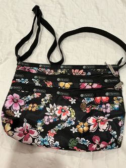 Hawaiian Print Crossbody Purse