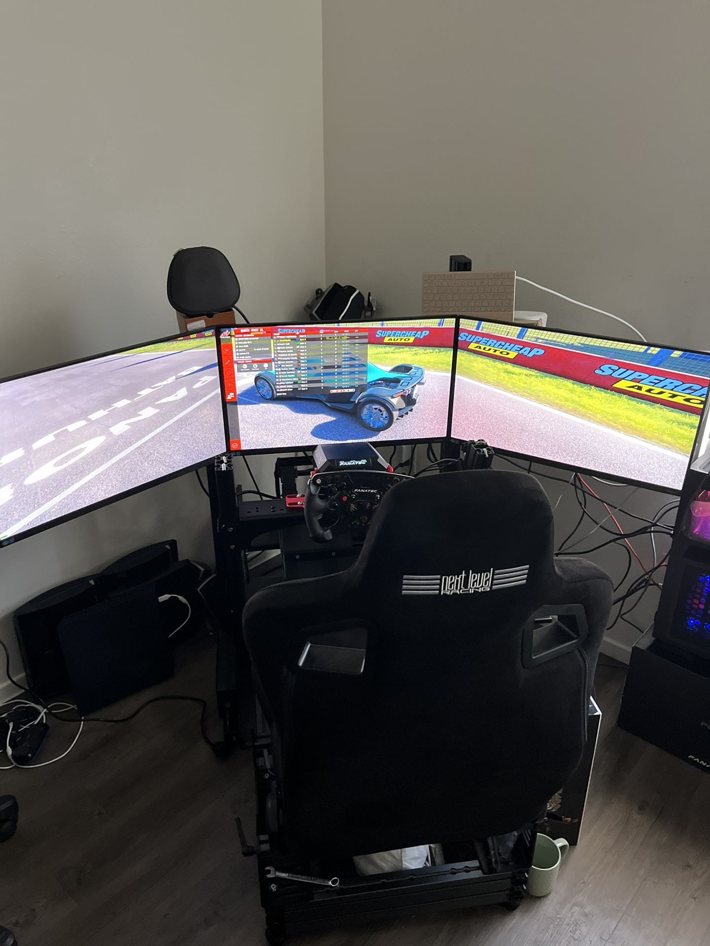 Lenovo Gaming monitors 27” 2k P27h-10 Set Of 3 Monitors For Simulation No Stand