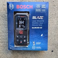 Bosch Blaze 165ft Dual Power Battery Laser Distance Tape Measuring Tool 