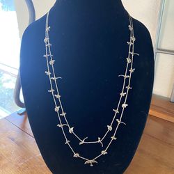 INCREDIBLE NATIVE AMERICAN STERLING SILVER FETISH ANIMAL NECKLACE