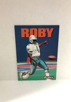 1992 SKYBOX FOOTBALL PROTOTYPE CARD REGGIE ROBY
