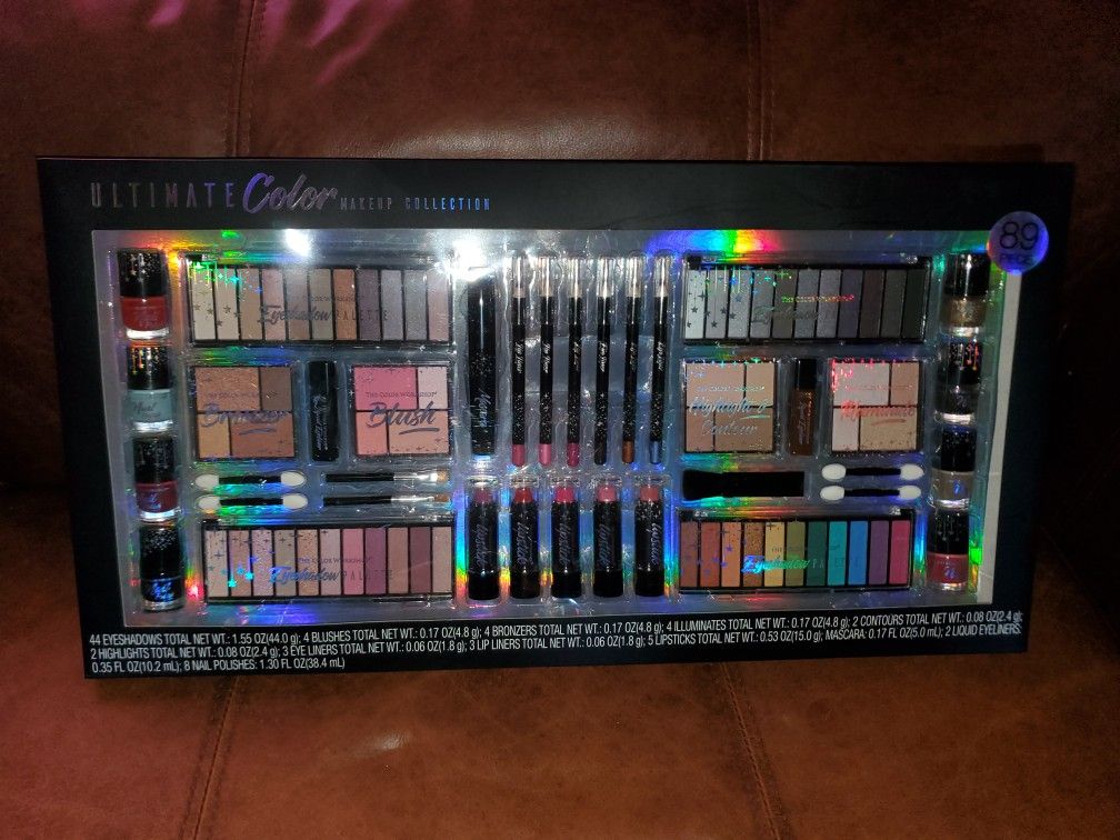 The Color Workshop Ultimate Color Makeup Collection Gift Set, 89 Pieces Gift Set