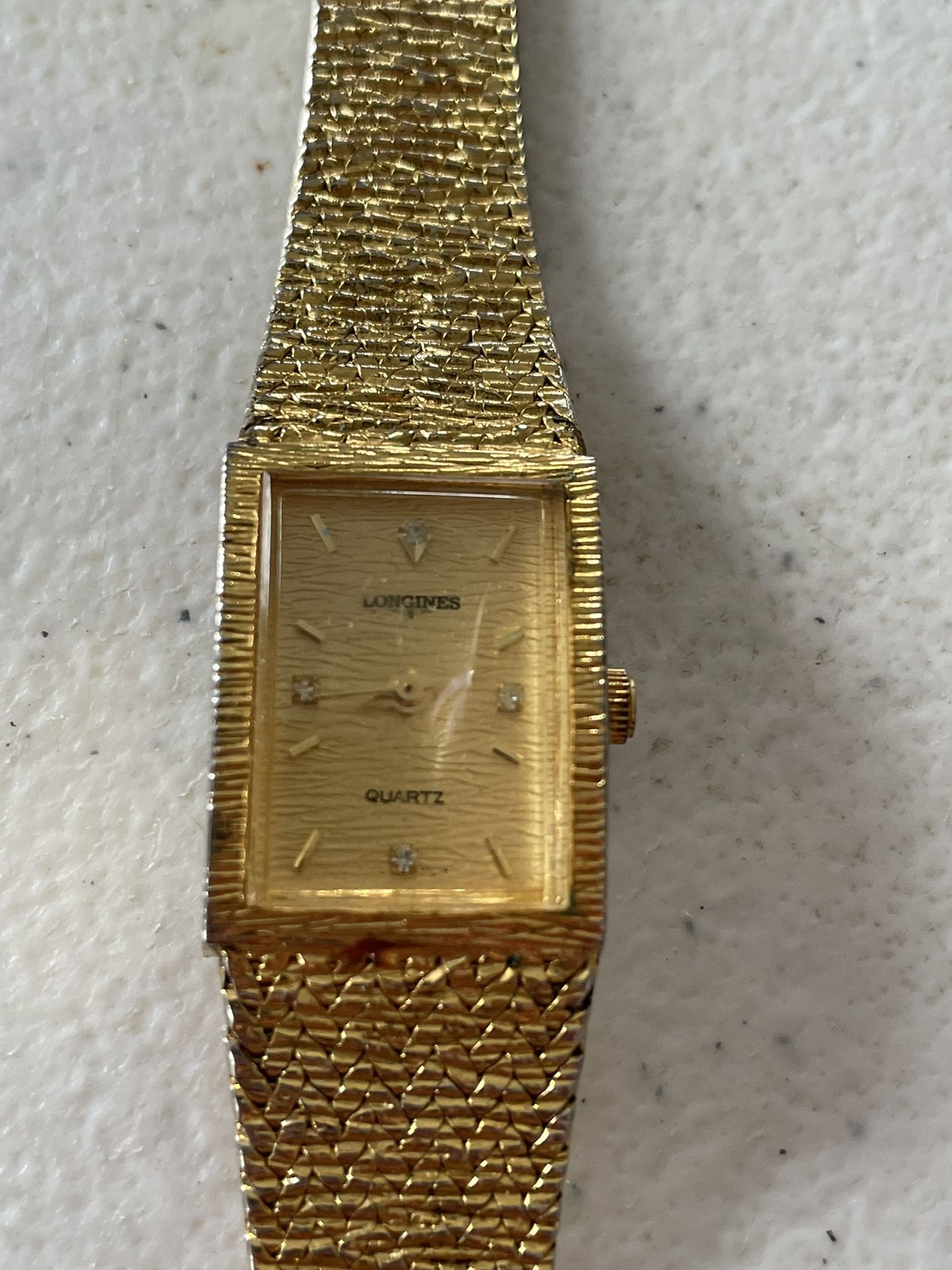 Longines Vintage Diamond Accent Watch