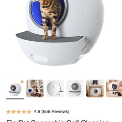 Els Pet Spaceship Self Cleaning Litter Box $300