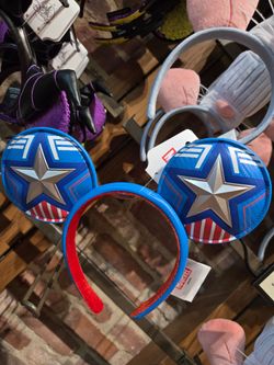 Disney Marvel Captain America Mickey Ears Headband