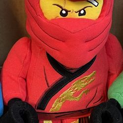 Lego Ninjago 13” Kai Red Plush Character