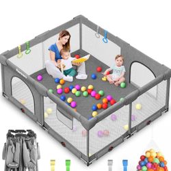 Foldable Playpen for Babies and Toddlers