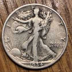 1934 Walking Liberty Half Dollar