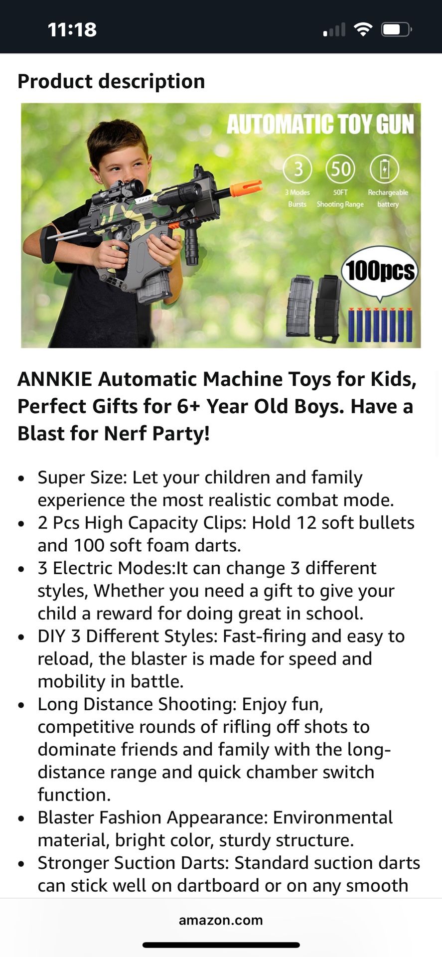Auto Nerf Gun