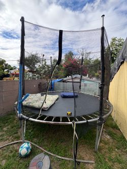 Trampoline playground