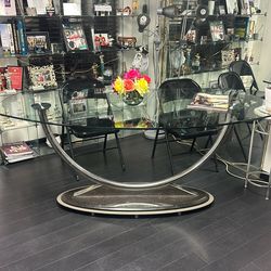 Glass Dining Table (No Chairs)