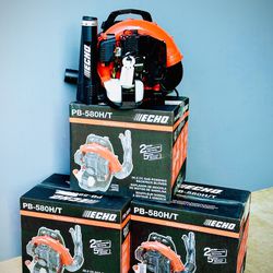 Brand new Echo 216 MPH 517 CFM 58.2cc Gas 2-Stroke Backpack Leaf Blower with Tube Throttle