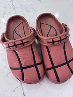 Never Worn Boys Basketball Crocs