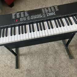 Electric Keyboard And Stool