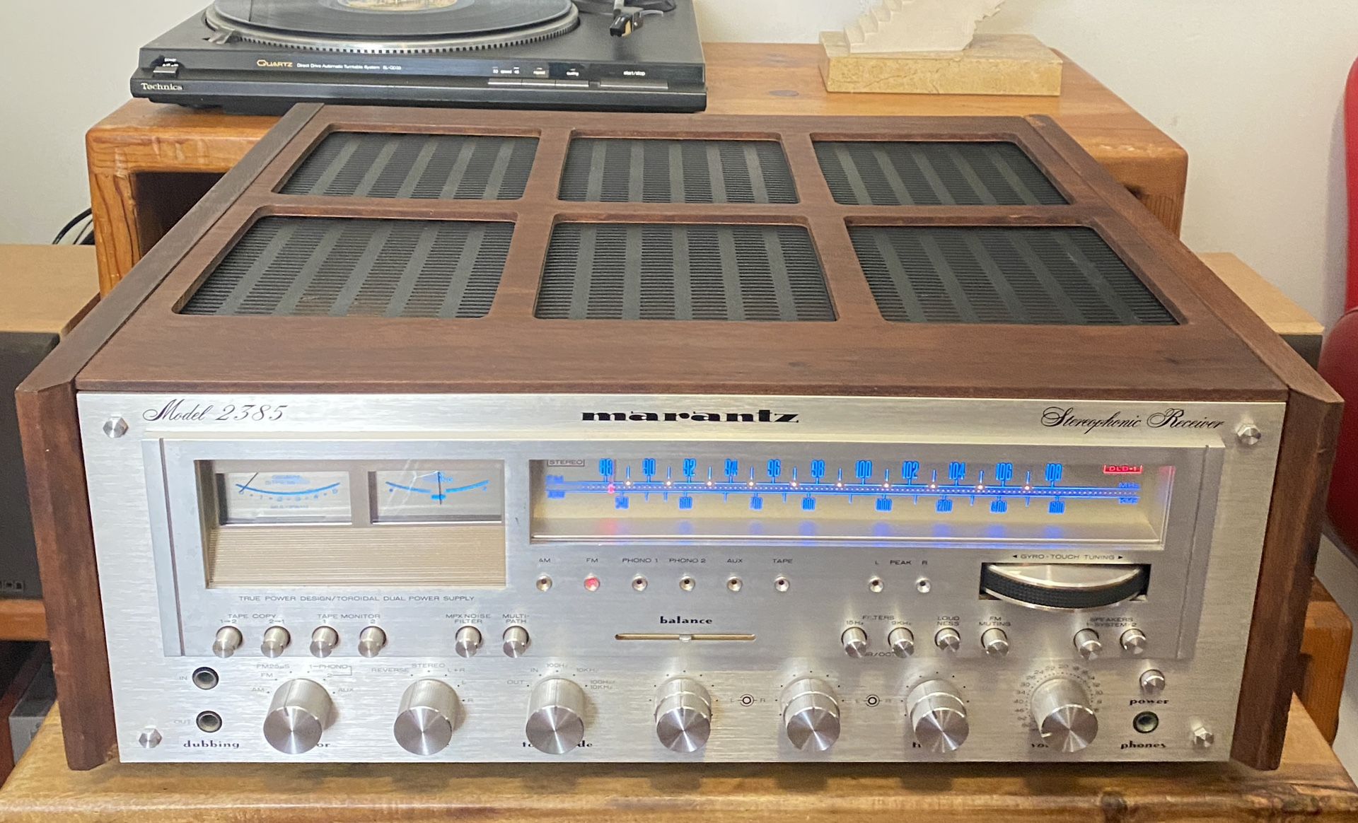 Marantz 2385 w/ WC- 124 Cabinet & DLB-1 FM Decoder