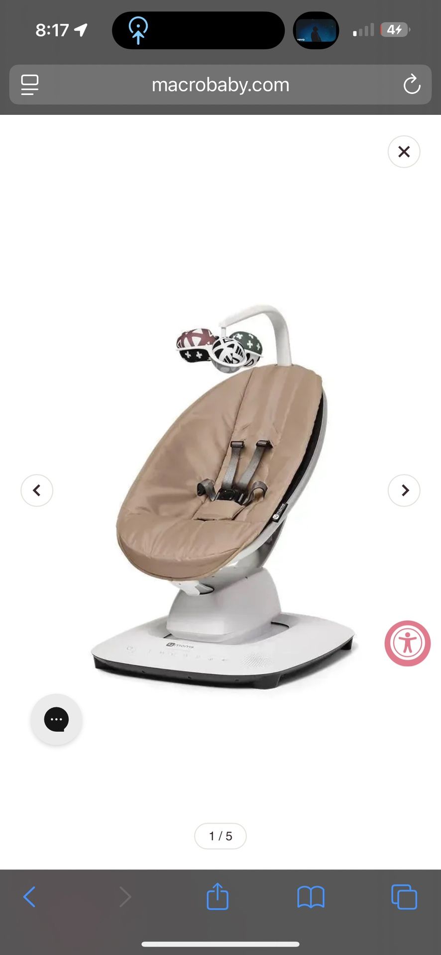4 Moms Mamaroo Swing