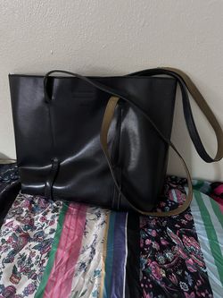 Donna London black tote purse