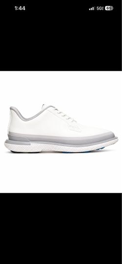 Brand New G FORE Gallivan2r White Tuxedo Stripe Golf Shoe Sz10