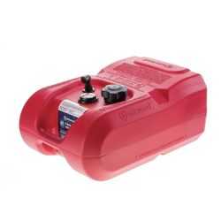 Attwood 8806LPG2S Portable Marine Boat Fuel Tank, EPA-Certified - 6-Gallon - with Fuel Gauge