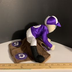 SIZE MEDIUM JOCKY DOG COSTUME 