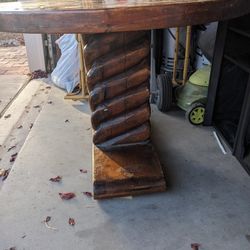 Solid Wood Dining Room Table 