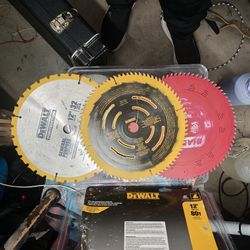 3 12-in Saw Blades