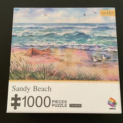 1000 Piece Puzzle Sandy Beach