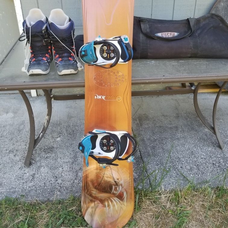 ride 64 snowboard Original Ride Yukon 64 Snowboard Bundle for Sale in Bonney Lake, WA