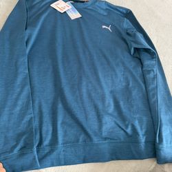 puma mens small shirt long sleeve