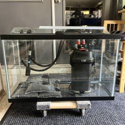 30 Gallon Fish Tank Fluval 207 Canister Filter
