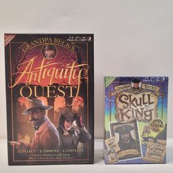 2 Card Games Skull King & Antiquity Quest
