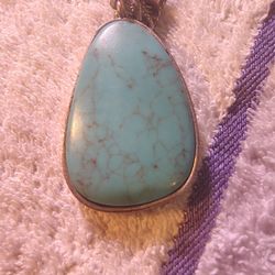 spider turquoise pendant
