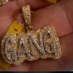 10k Gold With Real Diamonds 