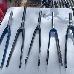 5 Carbon Road Bike Bicycle Forks (2 Full Carbon) All For - $120 FIRM 