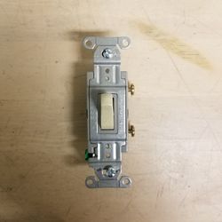 Hubbell CS120W  20 Amp 120/277v  Commercial Single Pole Switch