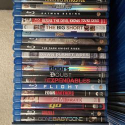 Collection of BLU-RAY’s And DVD’s