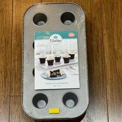 Cake Pans - Baker’s Advantage Kitchen Fillables 2 Piece Nonstick 8 Cup Cake Cone Pan