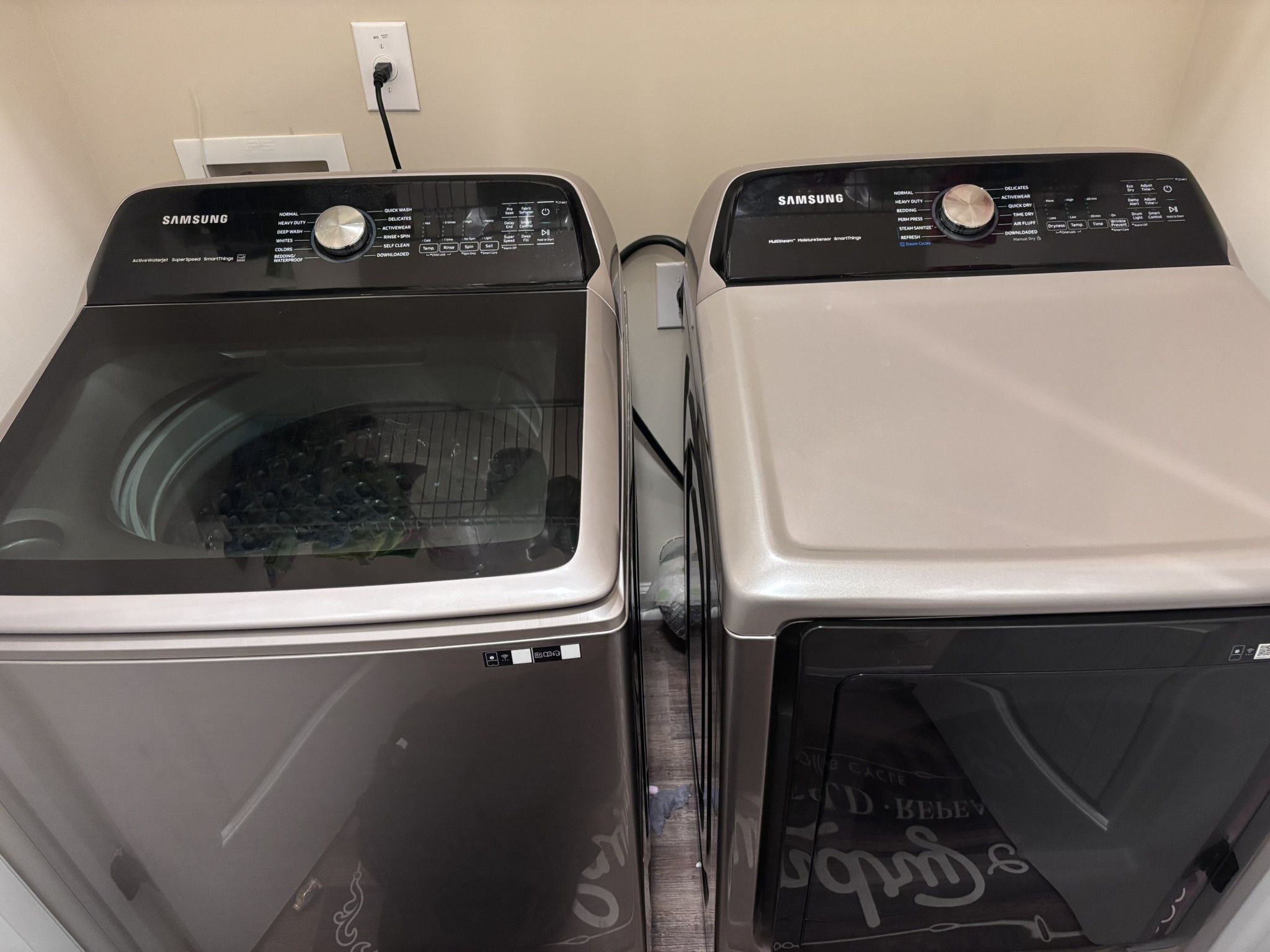 Samsung Washer and Dryer
