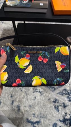 Michael Kors Signature Fruit Print Handbag