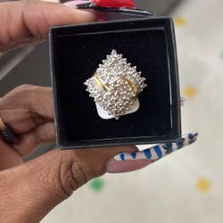 Gold Diamond Ring 