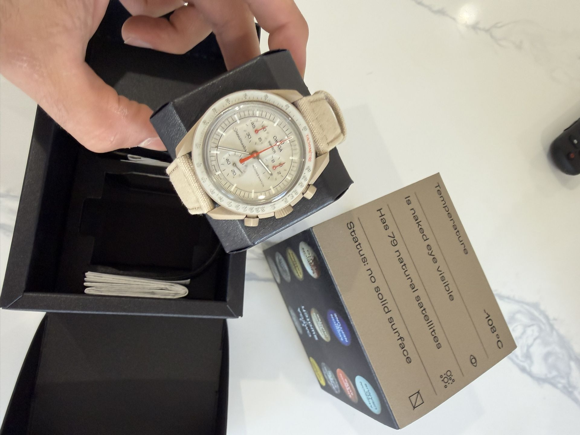 Omega Swatch Mission To Jupiter w/ Replacement Strap