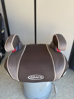 Grace Car booster seat, black/gray with cup holders