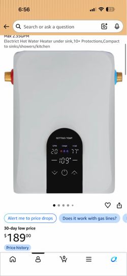 13kW 240V Instant Water Heater For Shower, CSA certificated, Max 2.35GPM