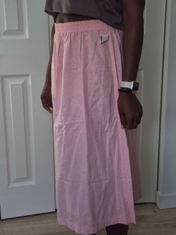 Vintage 1970s Land 'N Sea button-front A-line midi skirt.Brand: Land  'N Sea