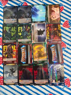 Loose Godzilla cards