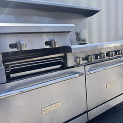 Estufa Comercial Grill And 6 Quemadores