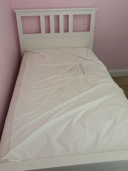 White Twin Bed
